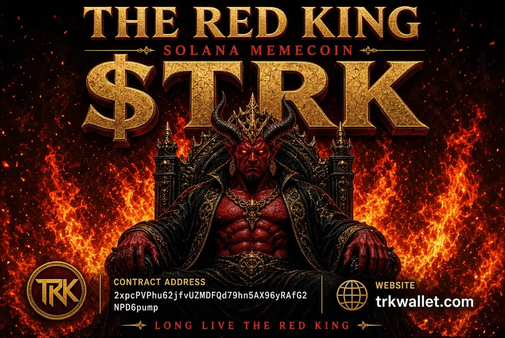 THE RED KING $TRK — Solana memecoin
